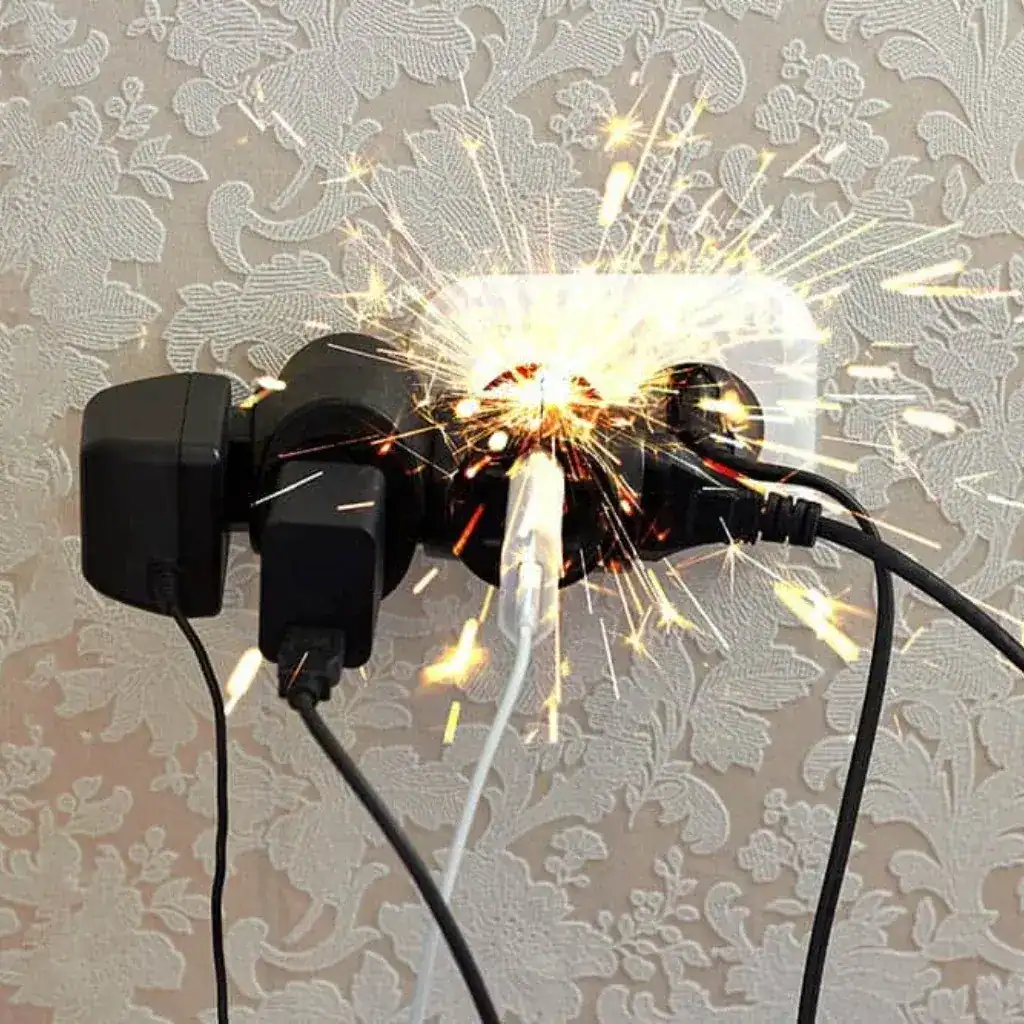 Overloaded Electrical Sockets