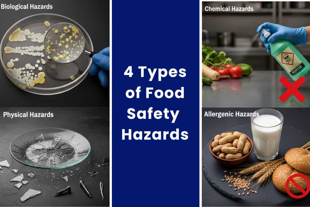 4 Types of Food Safety Hazards