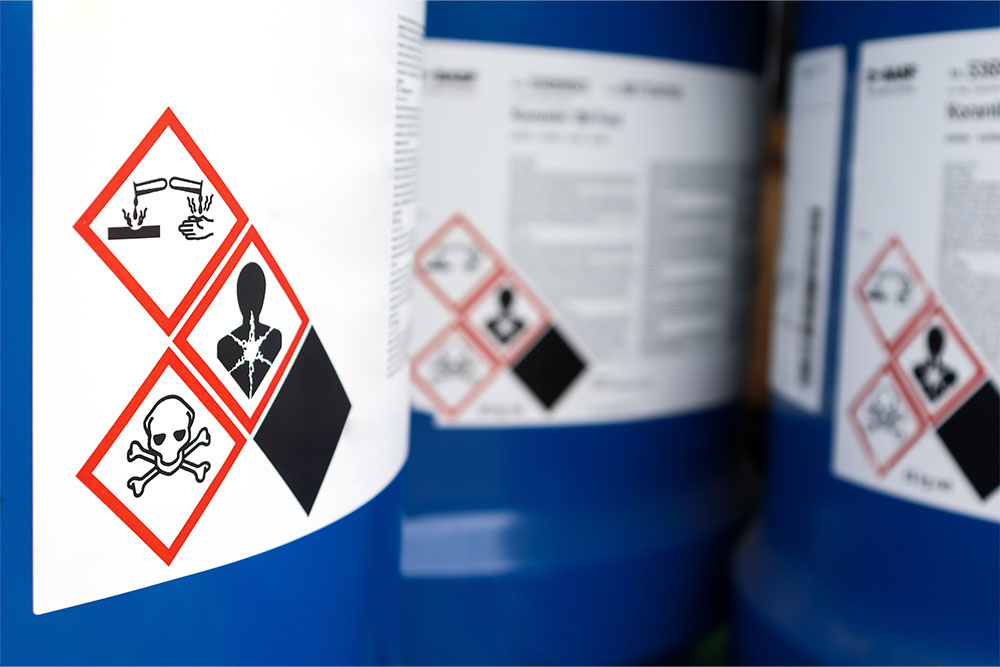 COSHH Hazard Symbols