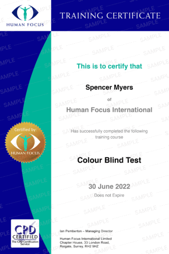 Colour Blind Test | Online Course | Human Focus
