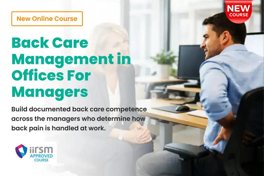 Course Announcement Back Care Management Offices Managers