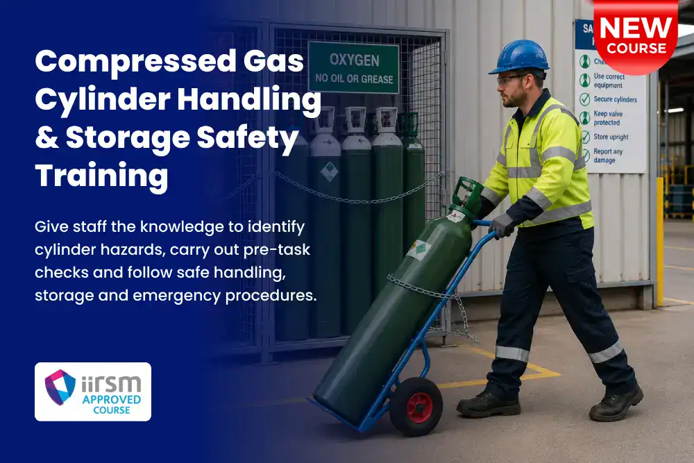 Course Announcement Compressed Gas Cylinder Handling & Storage Safety Training