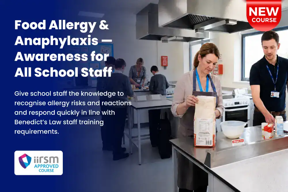 Course Announcement Food Allergy and Anaphylaxis Awareness for All School Staff