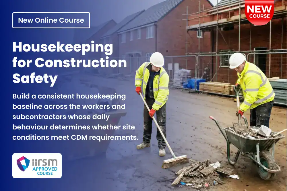Course Announcement Housekeeping for Construction Safety Training