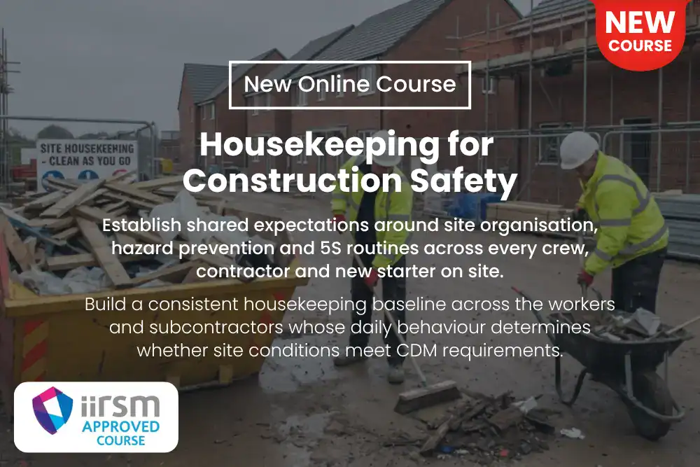 Course Announcement Housekeeping for Construction Safety
