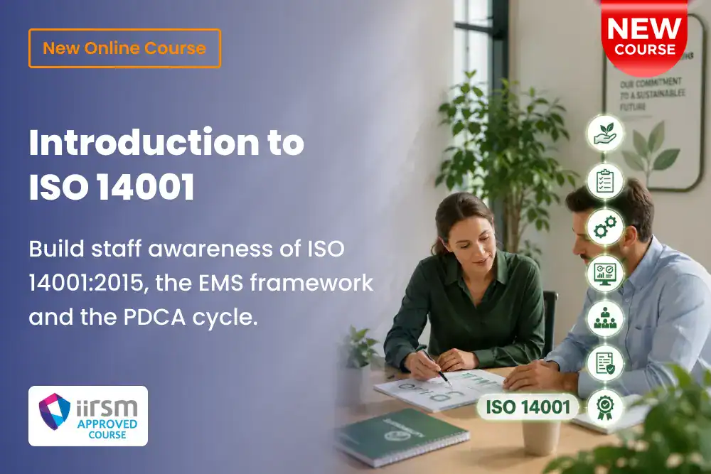 Course Announcement Introduction to ISO 14001