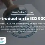 Course Announcement Introduction to ISO 9001