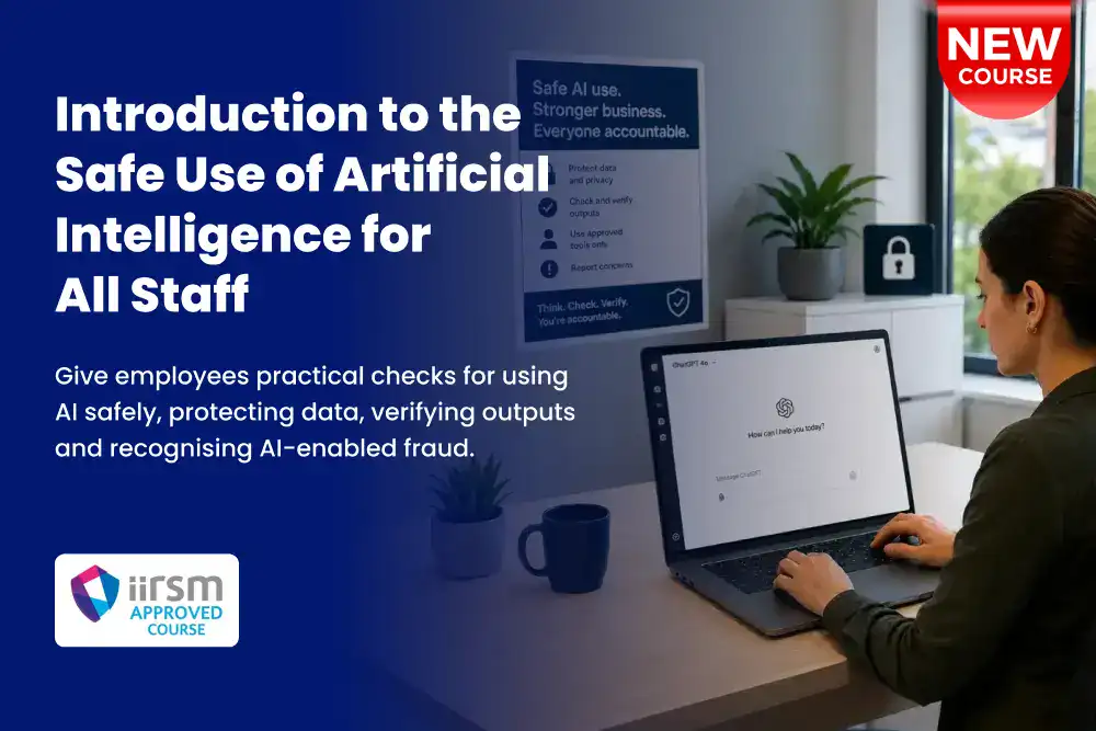 Course Announcement Introduction to the Safe Use of Artificial Intelligence for All Staff