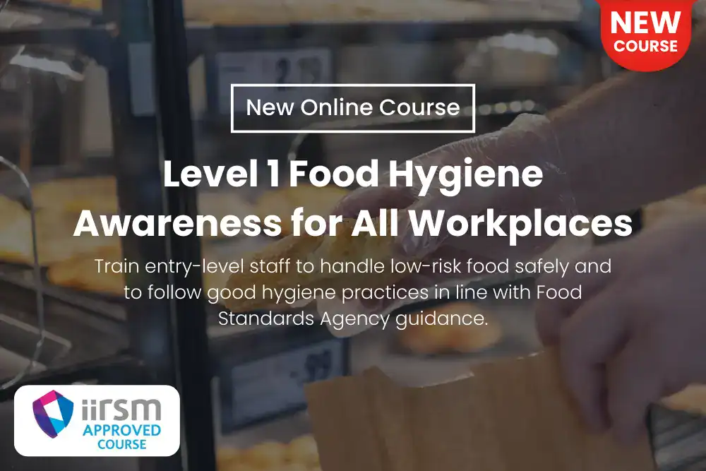 Course Announcement Level 1 Food Hygiene Awareness for All Workplaces