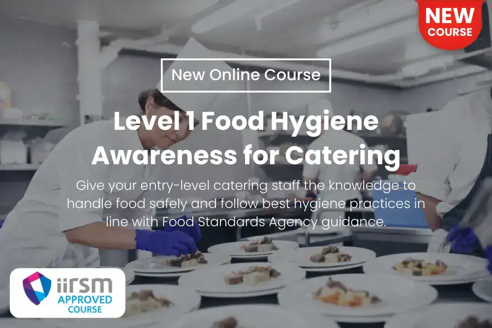 Course Announcement Level 1 Food Hygiene Awareness for Catering