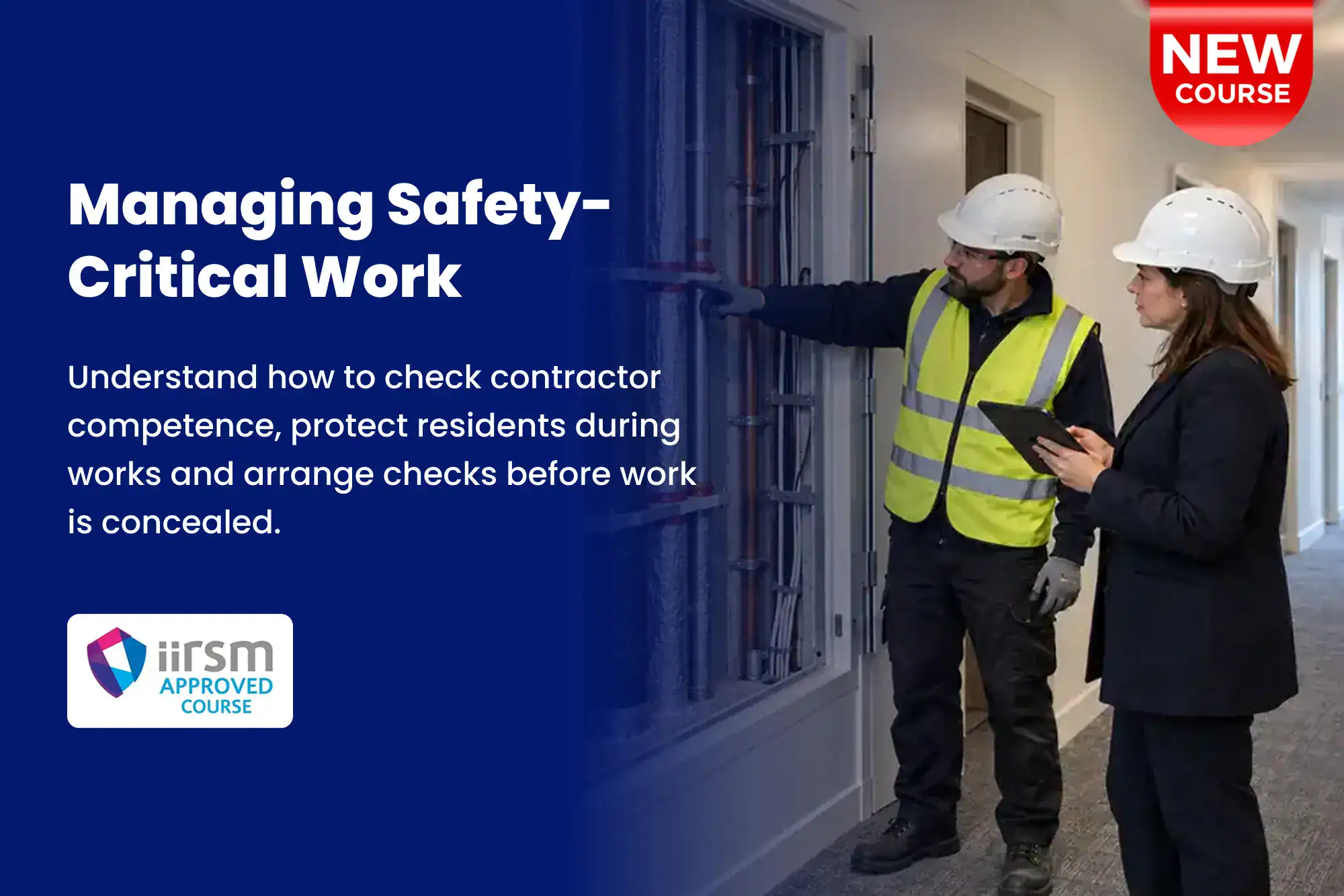Course Announcement - Managing Safety-Critical Work