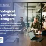 Course Announcement Psychological Safety at Work for Managers