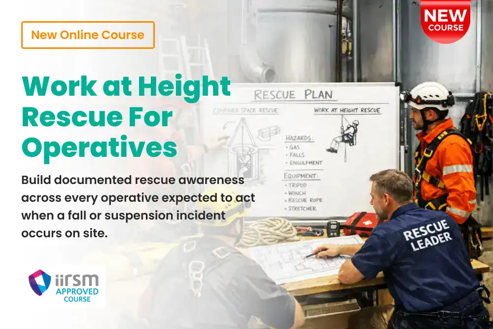 Course Announcement Work at Height Rescue Training for Operatives