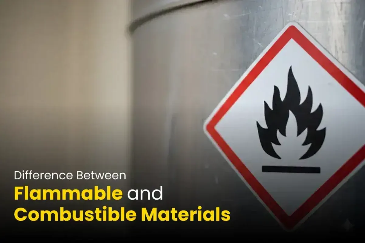 Difference Between Flammable and Combustible Materials