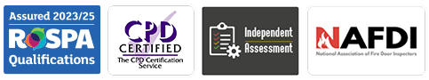 FDI rospa cpd independent assessment nafdi logos