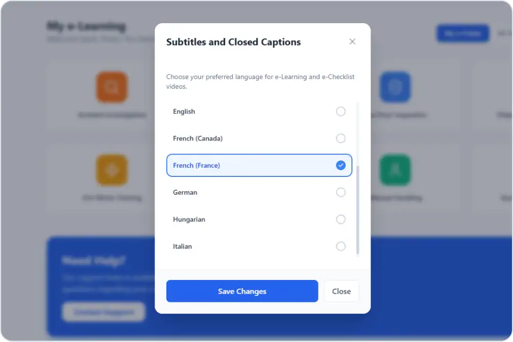 Human Focus training videos with translations