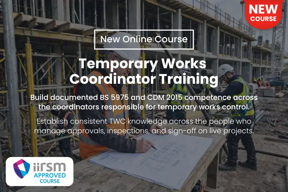 New Course Temporary Works Coordinator Training