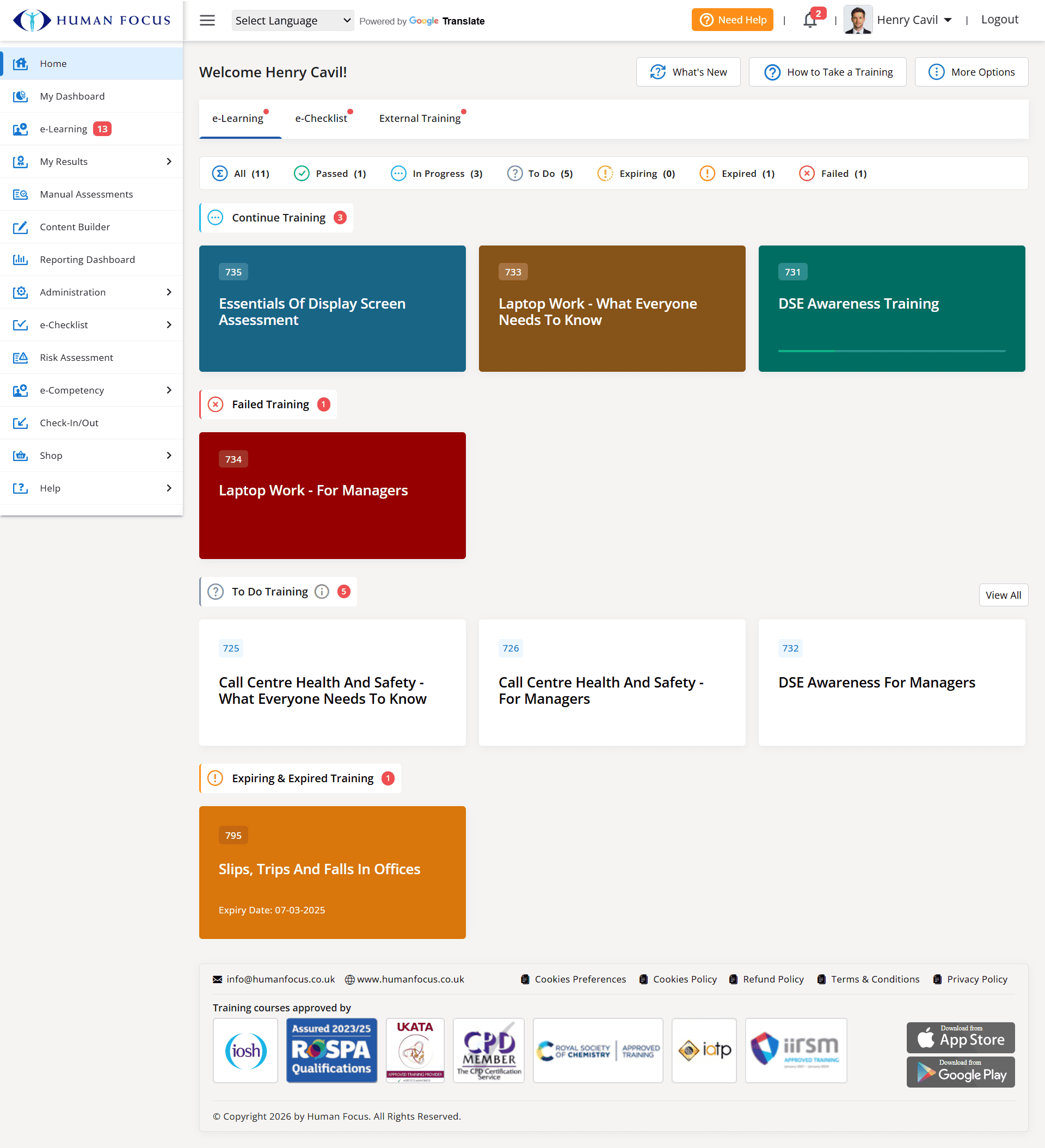 New Home Page Layout