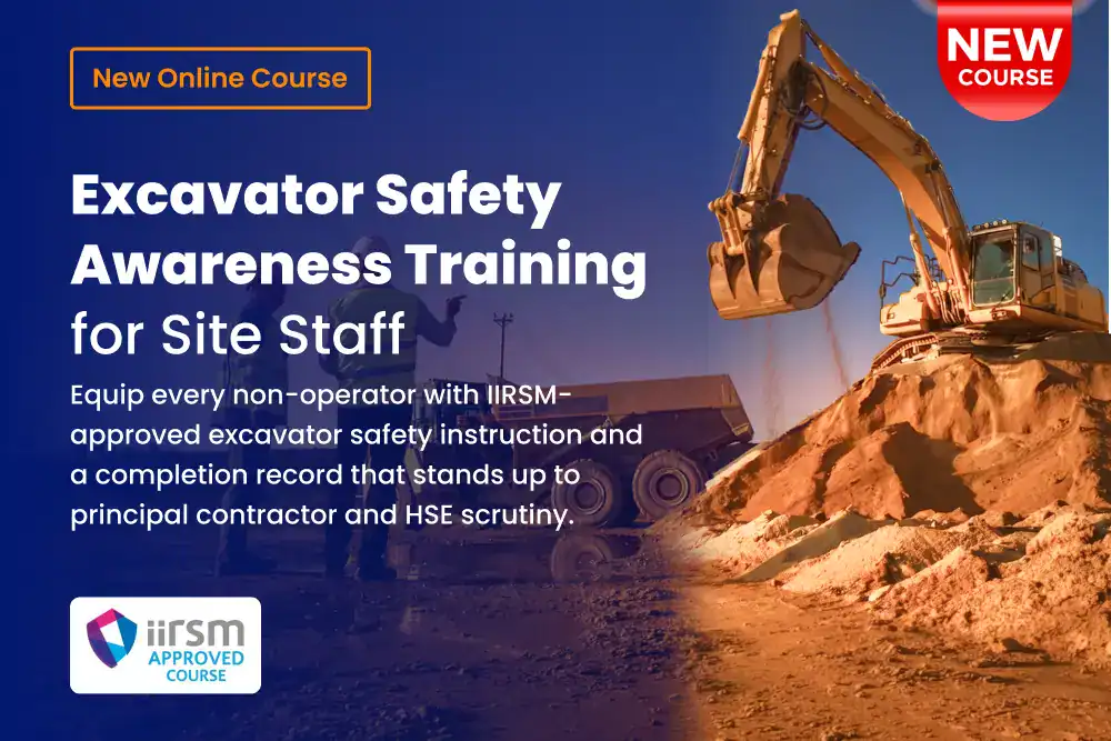 New Online Course Excavator Safety Training
