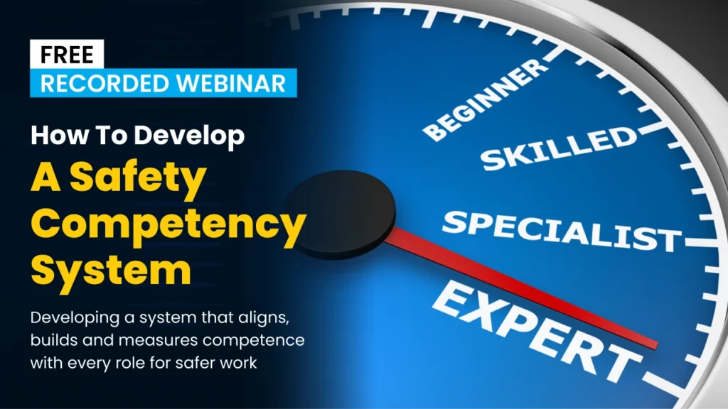 Recorded Webinar Safety Competency System