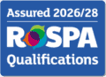 RoSPA Qualifications Assured year logo 2026-2028
