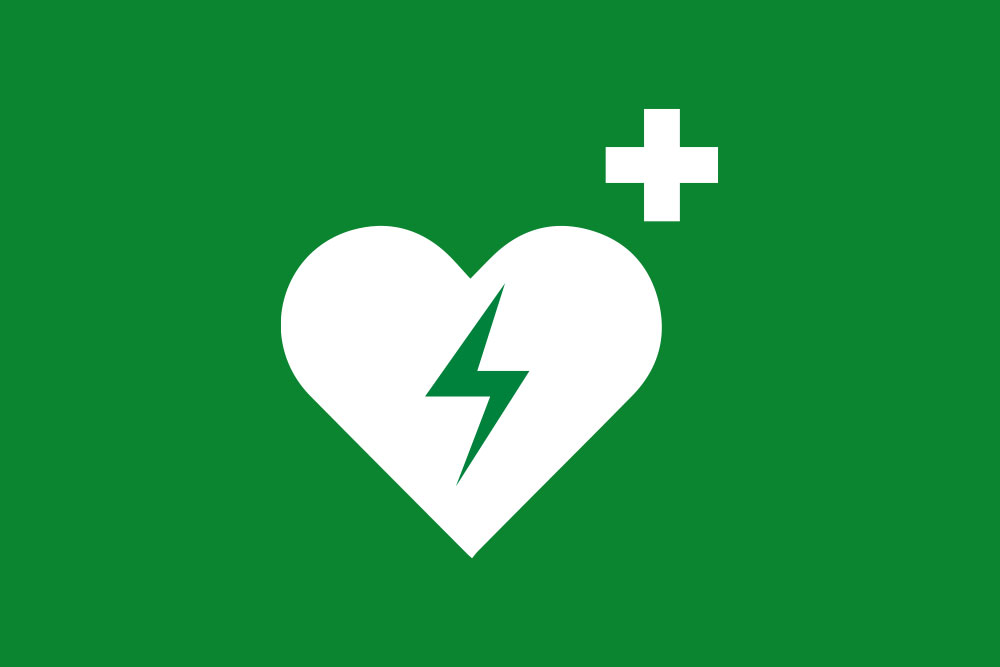 AED First Aid Sign