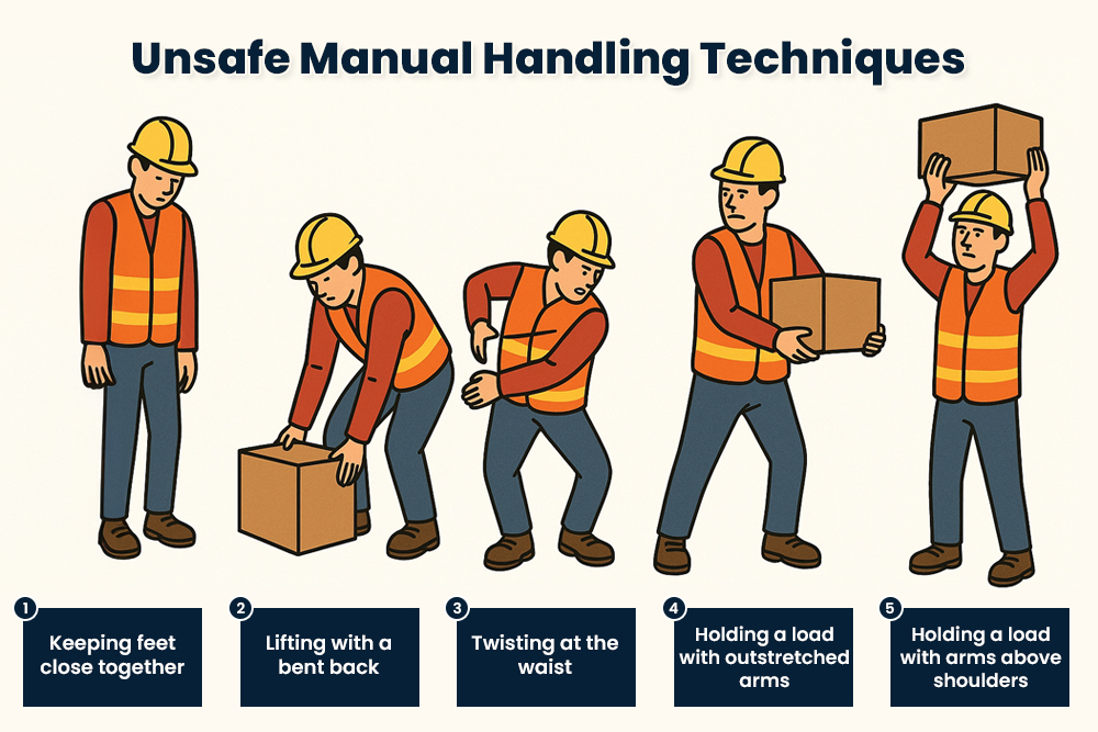 Unsafe Manual Handling Techniques