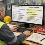 Updating training materials