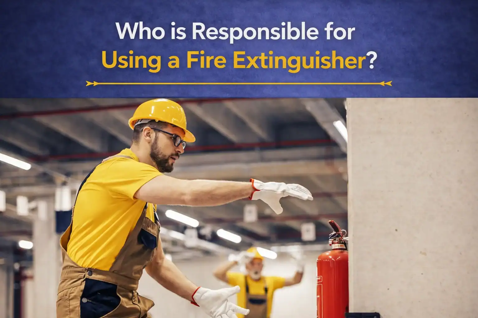 who is responsible for using a fire extinguisher