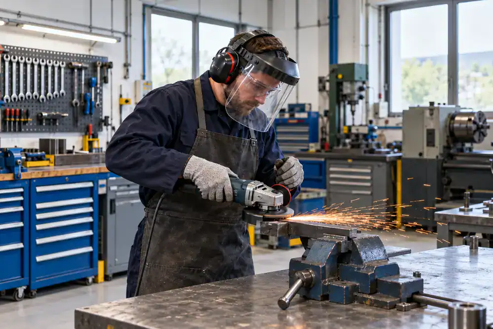 abrasive wheel ppe requirements eye face