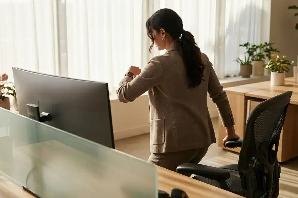 breaks and posture for screen work