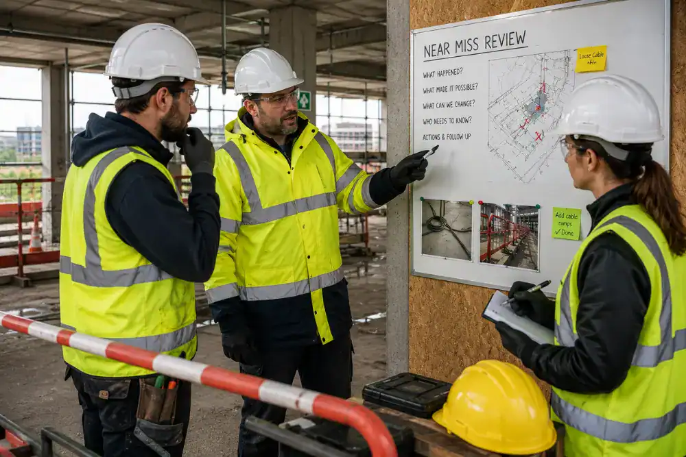 construction near miss reporting cultural barriers