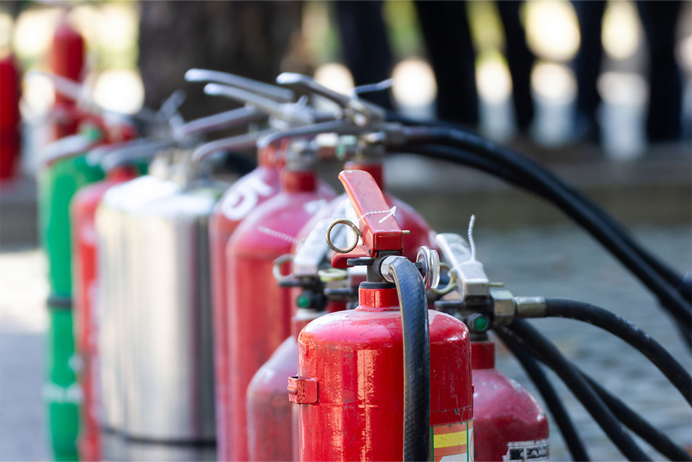 construction site fire extinguishers