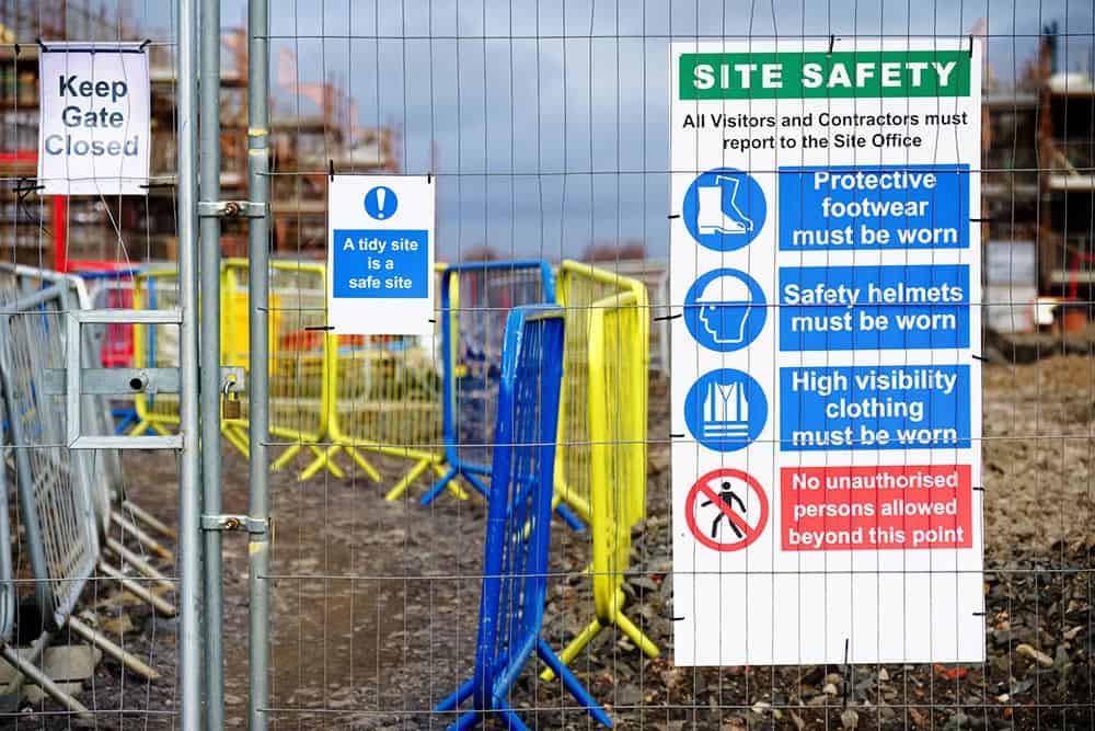 Construction Site Fire Extinguishers