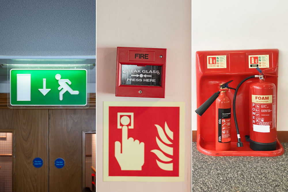 difference between fire protection, prevention and suppression