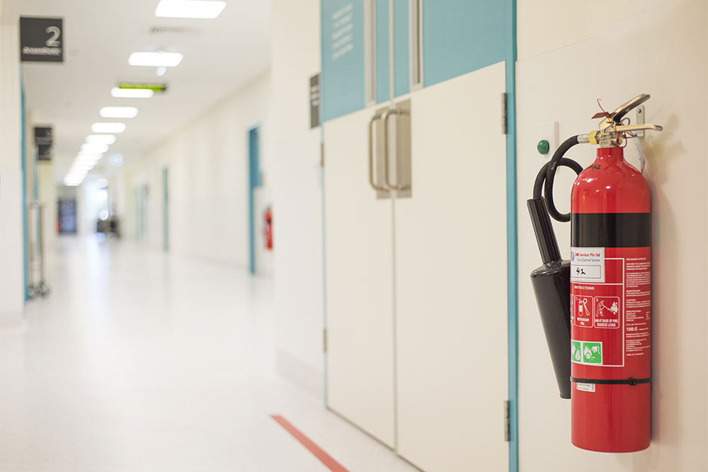 fire safety in hospitals