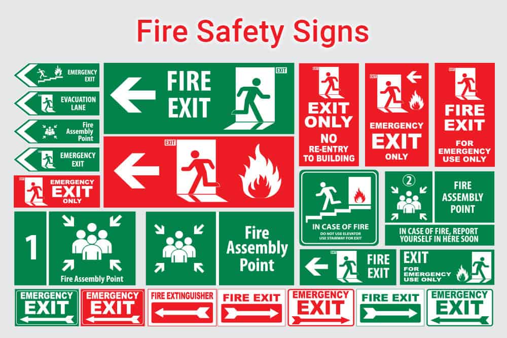 What are the Fire Safety Signs