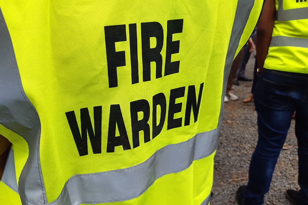 Fire warden training
