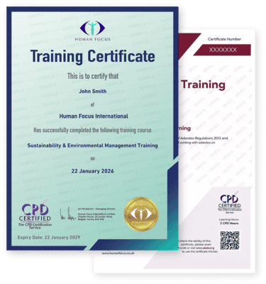 fully certified training certificates