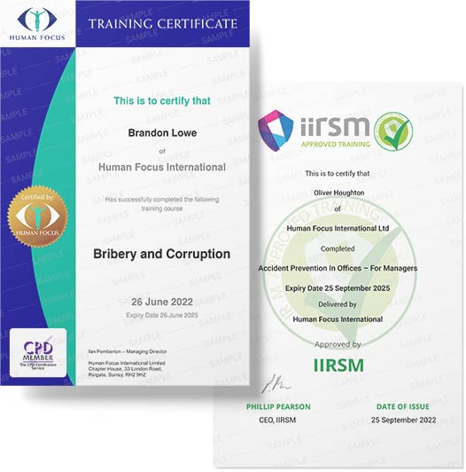 fully certified training