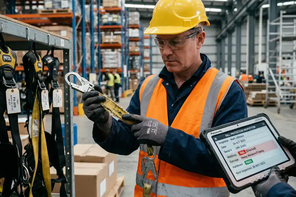 harness inspection records UK