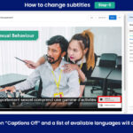 how to change subtitles - step 5