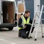 ladder inspection hired equipment responsibility