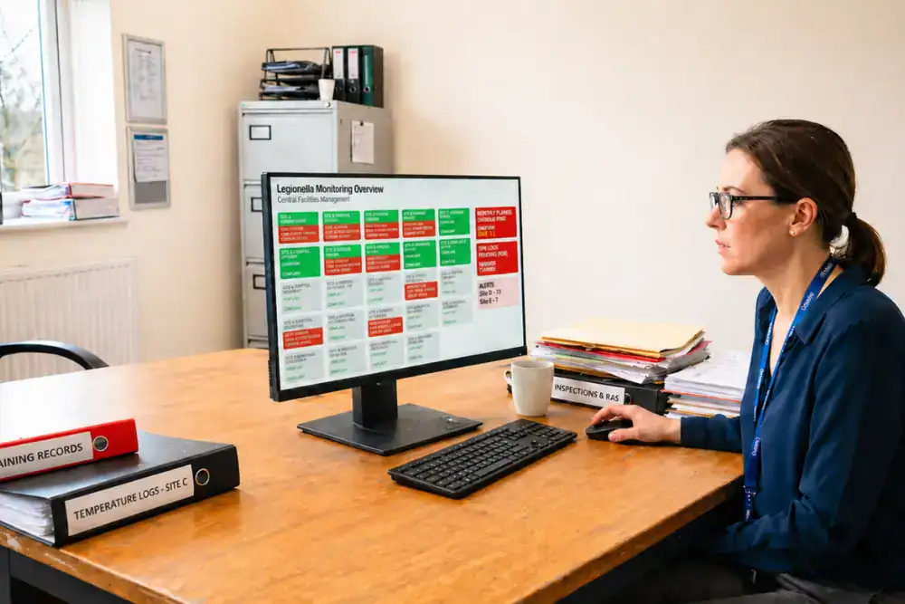 legionella monitoring records