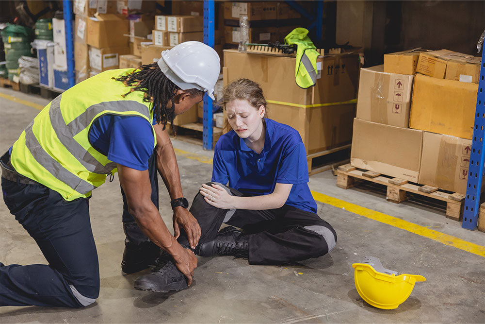 slips trips in warehouses