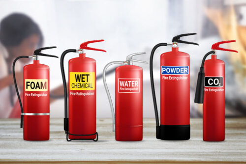 Types Of Fire Extinguishers - Colours and Codes Details