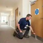 what is the maximum gap allowed under a fire door